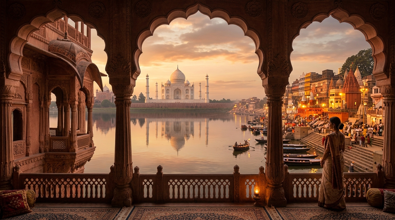 7-Nights / 8-Days Golden Triangle with Varanasi Tour